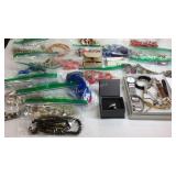 Costume jewelry and a few wrist watches