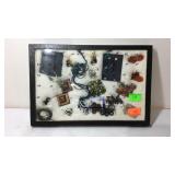 Display with jewelry