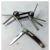 Old timer pocket knife and a tool set
