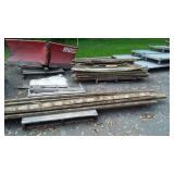 Older Pile of Pine Lumber, slat boards previously