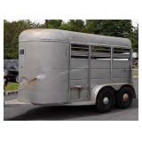 1984 Livestock Trailer, 6x12ft, with 77" tall