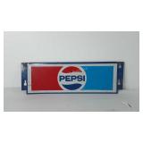 Advertising, metal Pepsi sign, 6" x 19"