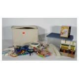 Crafting and storage lot: poly and canvas storage