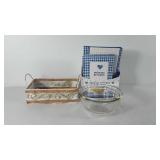 Kitchenwares, includes decorative basket,