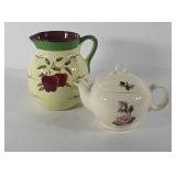 Apple orchard collections water pitcher and