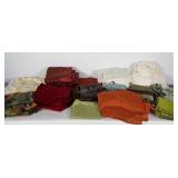 Textiles lot. Nearly all are curtains. Most are