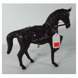 Leather horse, 12"