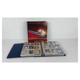 Sports trading cards, baseball in two binders