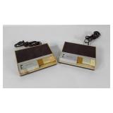 Realistic FM wireless intercom, both power on and