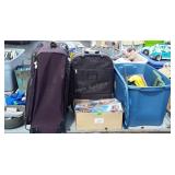 Skid with suitcases, Presto heater, jumper