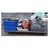 Skid lot of toys, Games, movies, bear lamp,