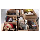 Skid lot: glassware, textiles, decor, lamps,