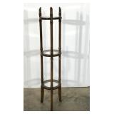 Three tier glass shelf display stand, 10x44