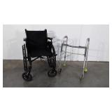Drive Cruiser III wheelchair and Guardian walkee,