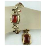 Premier design jewelry, goldtone bracelet 8in and