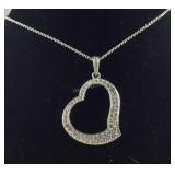 Premier design jewelry, silvertone reversible CZ