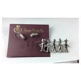 Premier design jewelry, silvertone pin of 5