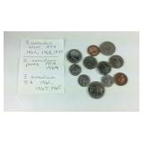 Foreign coins Canadian