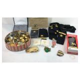 Military buttons, uniforms patches, and