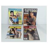 Tatoo magazines,  three Tattoos for Men and one