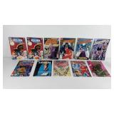 DC comic books, includes Flash, Swamp Thing,