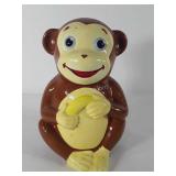 Monkey cookie jar, 11"