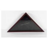 Flag display case, 26x12