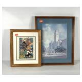 Framed decor prints, Robert Dean Grist