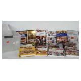 Cookbook lot: most are cookie / dessert books.