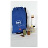 Art glass bong with carrying case. Also 3 other