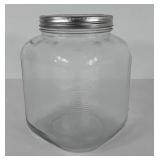 Anchor Hocking square glass jar with lid