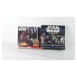 Star Wars board games, includes unopened Trivia
