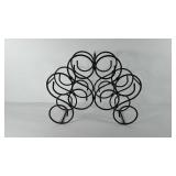 Metal wine rack, 16" x 20"