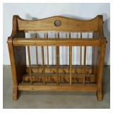 Large magazine rack. 21"×14"×18".
