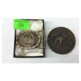 West Virginia mountain seller liberi belt buckle