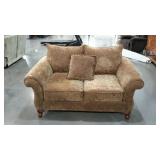 Living Room loveseat with tapestry style