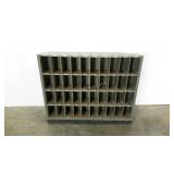 Numbered metal cubby. Per consigner: it came from