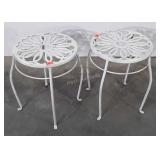 Pair of Plantstands, 12x15" high