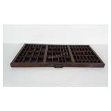 Hamilton Mfg. Typeset tray with metal handle. Has