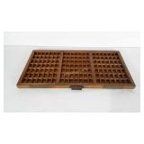 Hamilton Mfg. Typeset tray with metal handle and