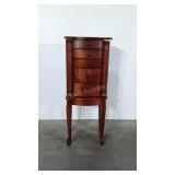 Jewelry Chest with tilt top lid, 13x10x35