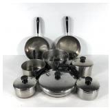 Revere Ware pots and pans, all but two pieces