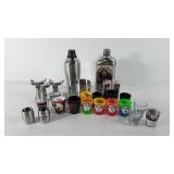 Barware, includes shot glasses, shooter glasses,