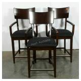 Three armed bar stools . 24" seat height. All
