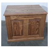 Oak Storage Trunk, Handcrafted, by Norris