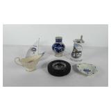 Mixed group, includes stein, two ash trays, Lenox