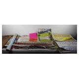 Group of classroom supplies, includes large note