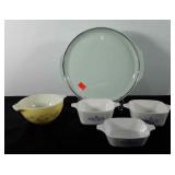 Kitchenwares, includes three corning ware dishes