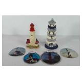 Lighthouse decor, includes two lighthouses,