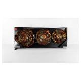 Metal flower wall sculptures, still in box